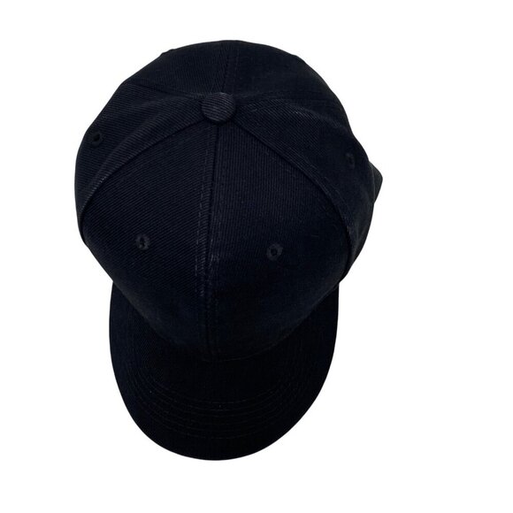 Summer Adult Baseball Cap Curved Visor Hat Black Hip Hop Hat Abustable Strap - Picture 2 of 8